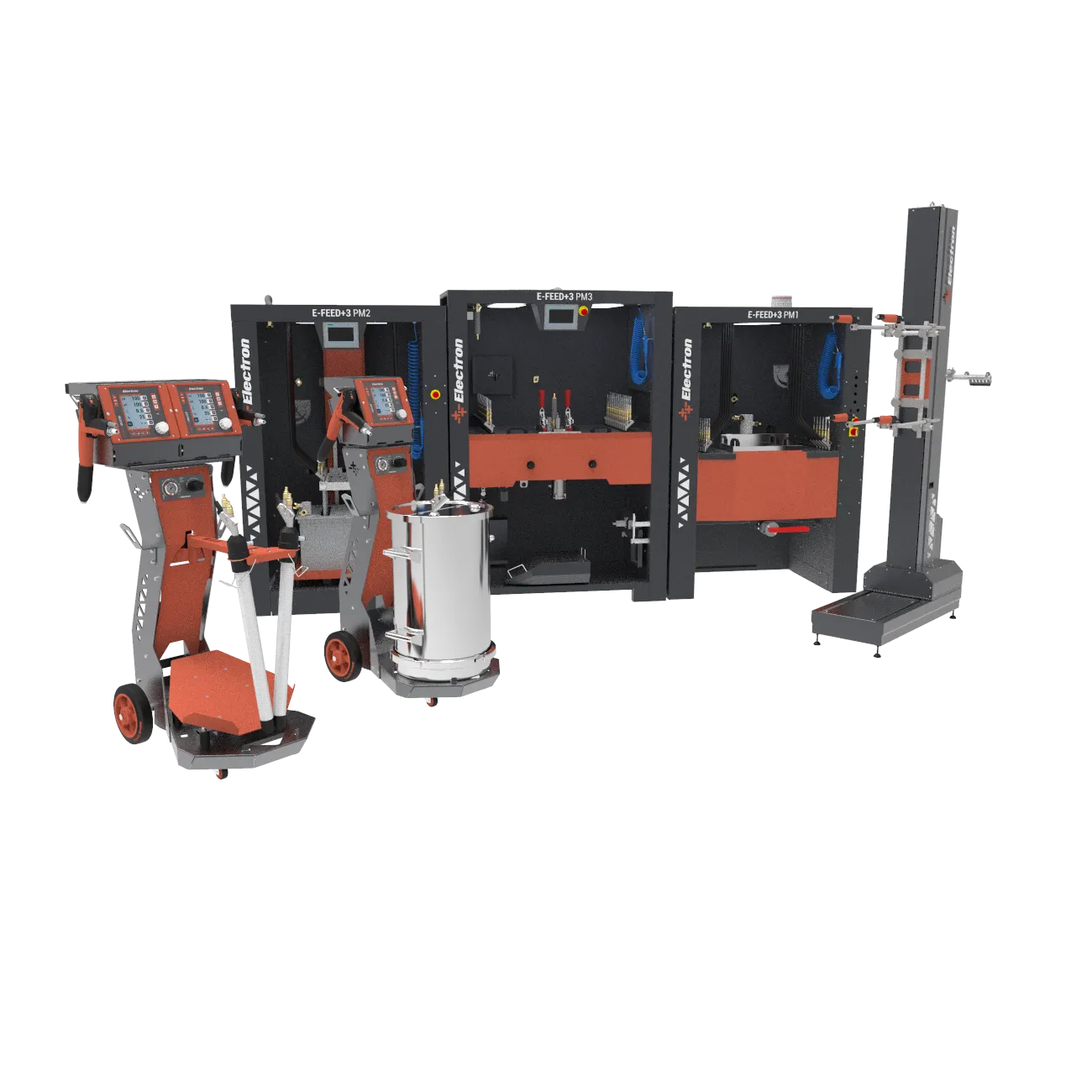 Pistolets peinture poudre électrostatiques